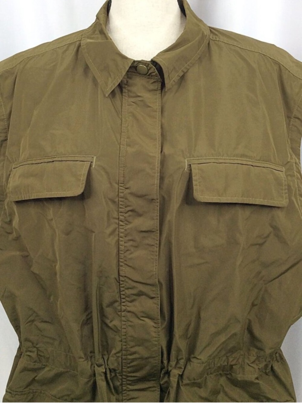 Athleta Olive Green Utility Vest-Womens plus - Picture 2 of 6
